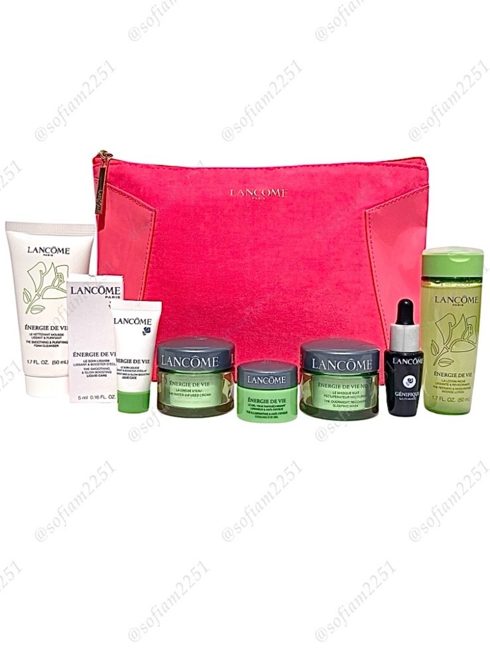 💚NEW!💚Lancôme Energie De Vie 8Pc Set 💯Authentic! BNIB! BRAND NEW!